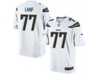 Men's Limited Forrest Lamp #77 Nike White Road Jersey - NFL Los Angeles Chargers