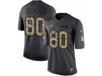 Men's Limited Jamison Crowder #80 Nike Black Jersey - NFL Washington Redskins 2016 Salute to Service