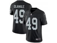 Men's Limited Jamize Olawale #49 Nike Black Home Jersey - NFL Oakland Raiders Vapor Untouchable