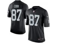 Men's Limited Jared Cook #87 Nike Black Home Jersey - NFL Oakland Raiders