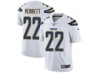 Men's Limited Jason Verrett #22 Nike White Road Jersey - NFL Los Angeles Chargers Vapor Untouchable
