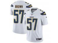 Men's Limited Jatavis Brown #57 Nike White Road Jersey - NFL Los Angeles Chargers Vapor Untouchable