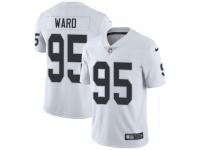 Men's Limited Jihad Ward #95 Nike White Road Jersey - NFL Oakland Raiders Vapor Untouchable