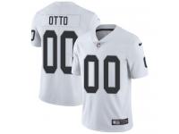 Men's Limited Jim Otto #00 Nike White Road Jersey - NFL Oakland Raiders Vapor Untouchable