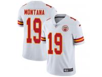 Men's Limited Joe Montana #19 Nike White Road Jersey - NFL Kansas City Chiefs Vapor Untouchable
