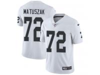 Men's Limited John Matuszak #72 Nike White Road Jersey - NFL Oakland Raiders Vapor Untouchable