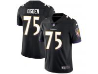 Men's Limited Jonathan Ogden #75 Nike Black Alternate Jersey - NFL Baltimore Ravens Vapor Untouchable