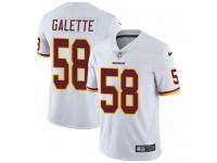 Men's Limited Junior Galette #58 Nike White Road Jersey - NFL Washington Redskins Vapor Untouchable