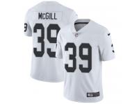 Men's Limited Keith McGill #39 Nike White Road Jersey - NFL Oakland Raiders Vapor Untouchable