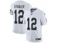 Men's Limited Kenny Stabler #12 Nike White Road Jersey - NFL Oakland Raiders Vapor Untouchable