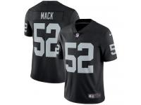 Men's Limited Khalil Mack #52 Nike Black Home Jersey - NFL Oakland Raiders Vapor Untouchable