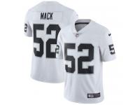 Men's Limited Khalil Mack #52 Nike White Road Jersey - NFL Oakland Raiders Vapor Untouchable