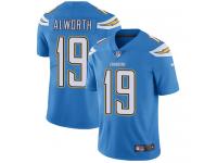 Men's Limited Lance Alworth #19 Nike Electric Blue Alternate Jersey - NFL Los Angeles Chargers Vapor Untouchable