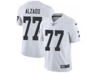 Men's Limited Lyle Alzado #77 Nike White Road Jersey - NFL Oakland Raiders Vapor Untouchable