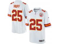 Men's Limited Marqueston Huff #25 Nike White Road Jersey - NFL Kansas City Chiefs