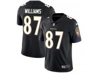 Men's Limited Maxx Williams #87 Nike Black Alternate Jersey - NFL Baltimore Ravens Vapor Untouchable