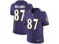 Men's Limited Maxx Williams #87 Nike Purple Home Jersey - NFL Baltimore Ravens Vapor Untouchable