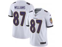 Men's Limited Maxx Williams #87 Nike White Road Jersey - NFL Baltimore Ravens Vapor Untouchable