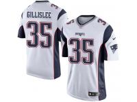 Men's Limited Mike Gillislee #35 Nike White Road Jersey - NFL New England Patriots