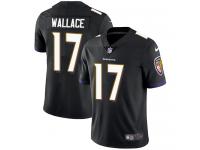 Men's Limited Mike Wallace #17 Nike Black Alternate Jersey - NFL Baltimore Ravens Vapor Untouchable