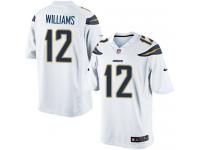 Men's Limited Mike Williams #12 Nike White Road Jersey - NFL Los Angeles Chargers