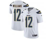 Men's Limited Mike Williams #12 Nike White Road Jersey - NFL Los Angeles Chargers Vapor Untouchable
