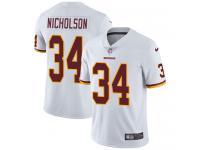 Men's Limited Montae Nicholson #34 Nike White Road Jersey - NFL Washington Redskins Vapor Untouchable