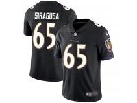 Men's Limited Nico Siragusa #65 Nike Black Alternate Jersey - NFL Baltimore Ravens Vapor Untouchable