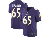 Men's Limited Nico Siragusa #65 Nike Purple Home Jersey - NFL Baltimore Ravens Vapor Untouchable