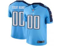 Men's Limited Nike Light Blue Home Jersey - NFL Tennessee Titans Customized Vapor Untouchable