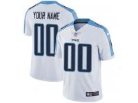 Men's Limited Nike White Road Jersey - NFL Tennessee Titans Customized Vapor Untouchable