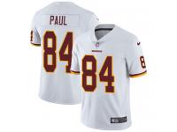 Men's Limited Niles Paul #84 Nike White Road Jersey - NFL Washington Redskins Vapor Untouchable