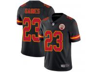 Men's Limited Phillip Gaines #23 Nike Black Jersey - NFL Kansas City Chiefs Rush