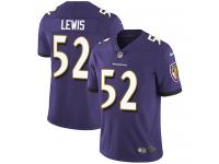 Men's Limited Ray Lewis #52 Nike Purple Home Jersey - NFL Baltimore Ravens Vapor Untouchable