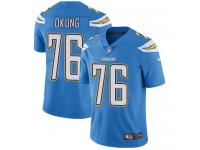 Men's Limited Russell Okung #76 Nike Electric Blue Alternate Jersey - NFL Los Angeles Chargers Vapor Untouchable