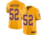 Men's Limited Ryan Anderson #52 Nike Gold Jersey - NFL Washington Redskins Rush