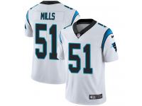 Men's Limited Sam Mills #51 Nike White Road Jersey - NFL Carolina Panthers Vapor Untouchable