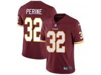 Men's Limited Samaje Perine #32 Nike Burgundy Red Home Jersey - NFL Washington Redskins Vapor