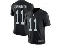 Men's Limited Sebastian Janikowski #11 Nike Black Home Jersey - NFL Oakland Raiders Vapor Untouchable