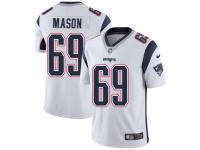 Men's Limited Shaq Mason #69 Nike White Road Jersey - NFL New England Patriots Vapor Untouchable