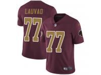 Men's Limited Shawn Lauvao #77 80th Anniversary Nike Burgundy Red Alternate Jersey - NFL Washington Redskins Vapor Untouchable