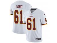 Men's Limited Spencer Long #61 Nike White Road Jersey - NFL Washington Redskins Vapor Untouchable