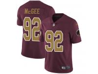 Men's Limited Stacy McGee #92 80th Anniversary Nike Burgundy Red Alternate Jersey - NFL Washington Redskins Vapor Untouchable