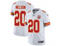Men's Limited Steven Nelson #20 Nike White Road Jersey - NFL Kansas City Chiefs Vapor Untouchable