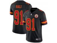 Men's Limited Tamba Hali #91 Nike Black Jersey - NFL Kansas City Chiefs Rush
