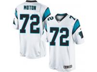 Men's Limited Taylor Moton #72 Nike White Road Jersey - NFL Carolina Panthers