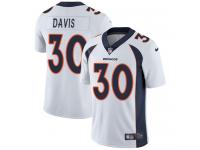 Men's Limited Terrell Davis #30 Nike White Road Jersey - NFL Denver Broncos Vapor Untouchable