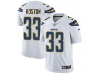 Men's Limited Tre Boston #33 Nike White Road Jersey - NFL Los Angeles Chargers Vapor Untouchable