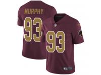 Men's Limited Trent Murphy #93 80th Anniversary Nike Burgundy Red Alternate Jersey - NFL Washington Redskins Vapor Untouchable