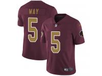 Men's Limited Tress Way #5 80th Anniversary Nike Burgundy Red Alternate Jersey - NFL Washington Redskins Vapor Untouchable